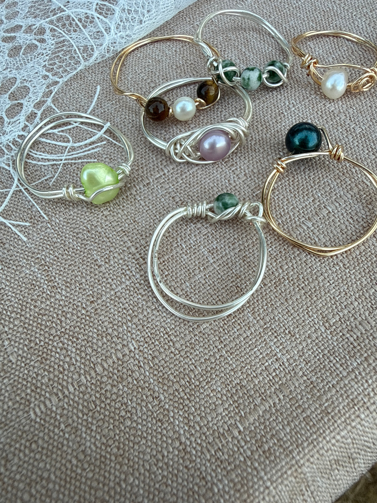 Wire Wrapped Rings